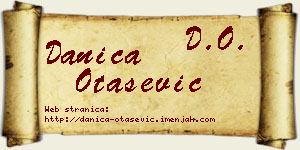 Danica Otašević vizit kartica